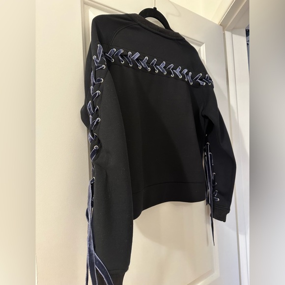 Maje Rope Detail Crewneck Sweater Size 1 - Picture 7 of 7